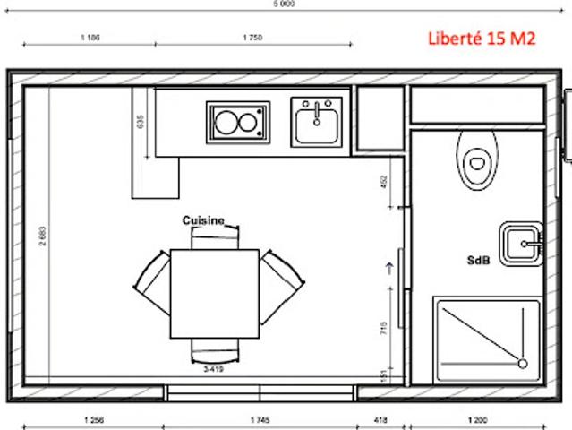 Vente Maison 1 pièce 15 m2 Tours