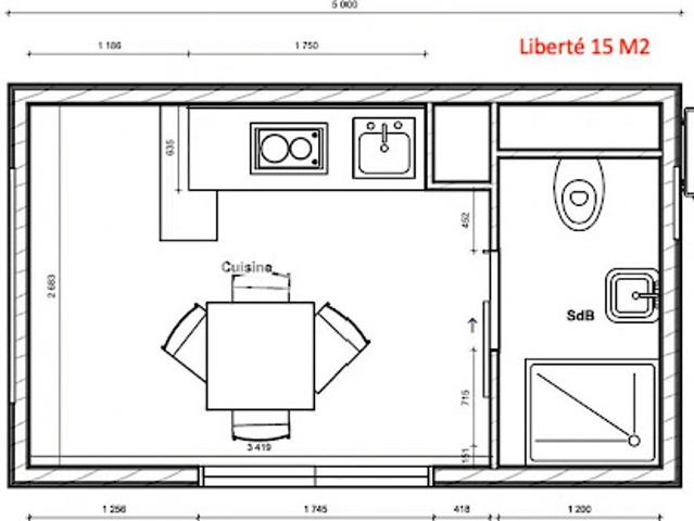 Vente Maison 1 pièce 15 m2 Paris 20ème