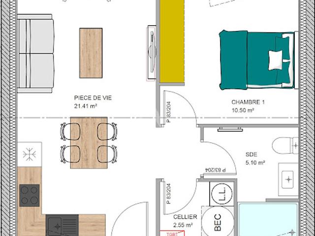 Vente Maison 2 pièces 39.56 m2 Notre Dame de Monts