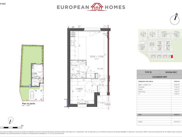 Vente Maison 2 pièces 42.81 m2 La Limouzinière