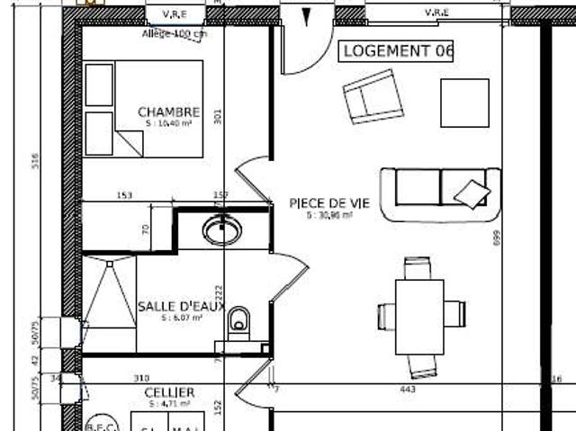 Vente maison 2 pièces Bourgvallées 50