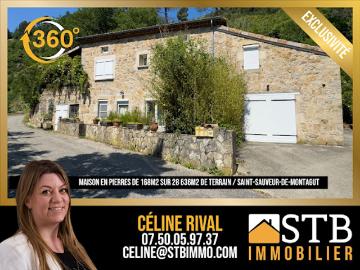 Vente Maison 7 pièces 168 m2 Saint Sauveur de Montagut