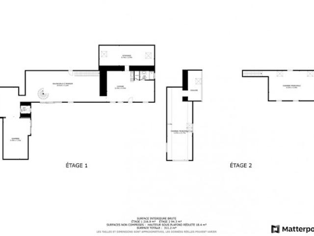 Vente Maison 7 pièces 247 m2 Plouray