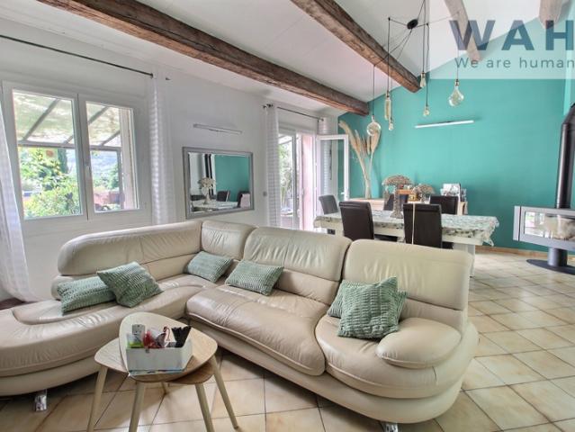 VENTE MAISON 4 PIECES, 3 CHAMBRES + GARAGE + PISCINE SAIN