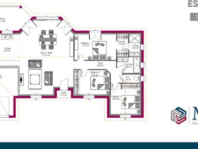 Vente Maison 4 pièces 104 m2 La Brède