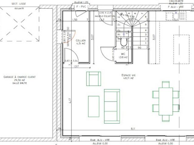 Vente Maison 4 pièces 108 m2 Saint Vallier