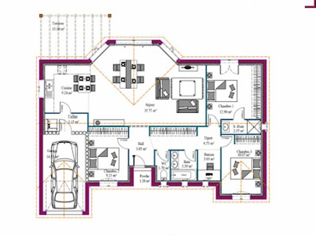 Vente Maison 4 pièces 101 m2 Calonges