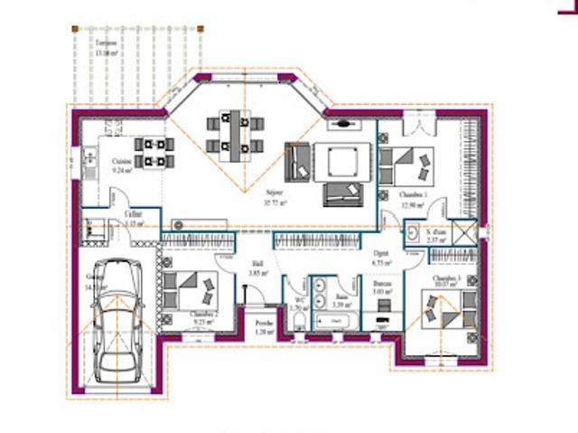 Vente Maison 4 pièces 101 m2 Saint Michel de Rieufret