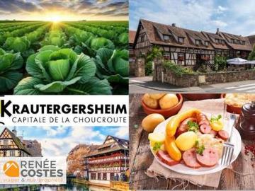 Vente Maison 4 pièces 118 m2 Krautergersheim