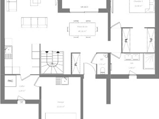 Vente Maison 4 pièces 110 m2 Issoudun