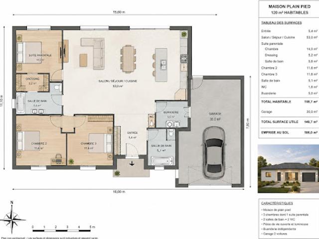 Vente Maison 4 pièces 120 m2 Weckolsheim