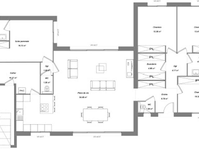 Vente Maison 4 pièces 146 m2 Montbazon