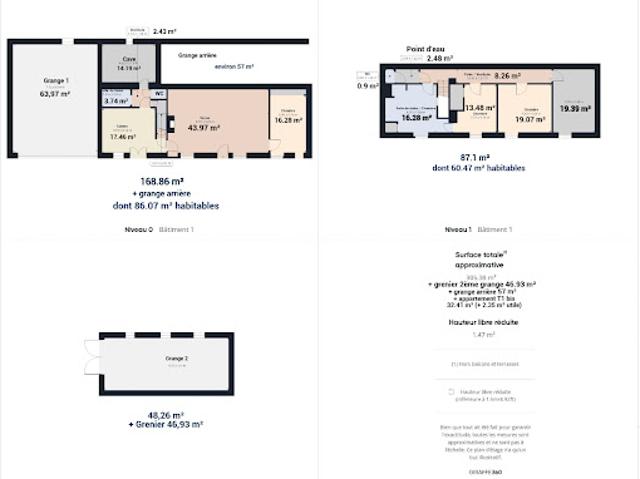 Vente Maison 4 pièces 147 m2 Fontaine le Comte