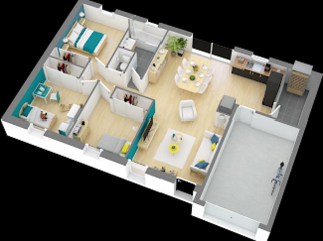 Vente Maison 4 pièces 75 m2 Josse