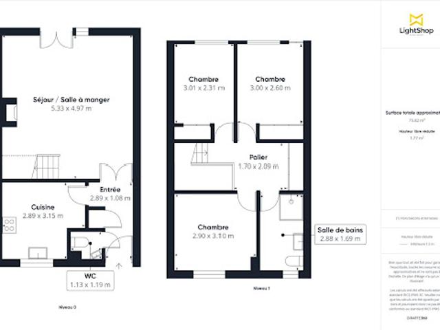 Vente Maison 4 pièces 77 m2 Neuilly sur Marne