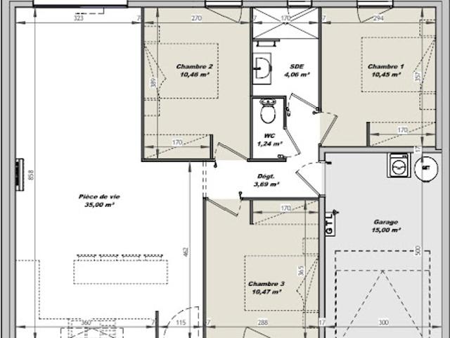 Vente Maison 4 pièces 79 m2 Saint Maixent sur Vie