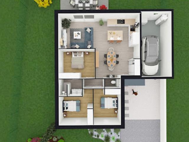 Vente Maison 4 pièces 80 m2 Apremont