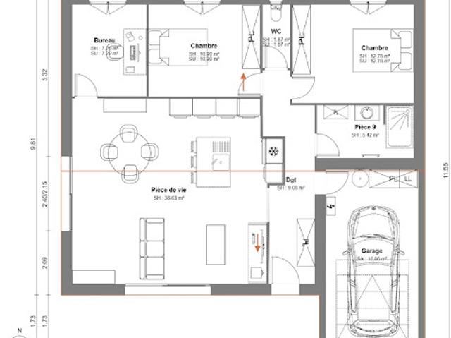 Vente Maison 4 pièces 80 m2 Pélissanne
