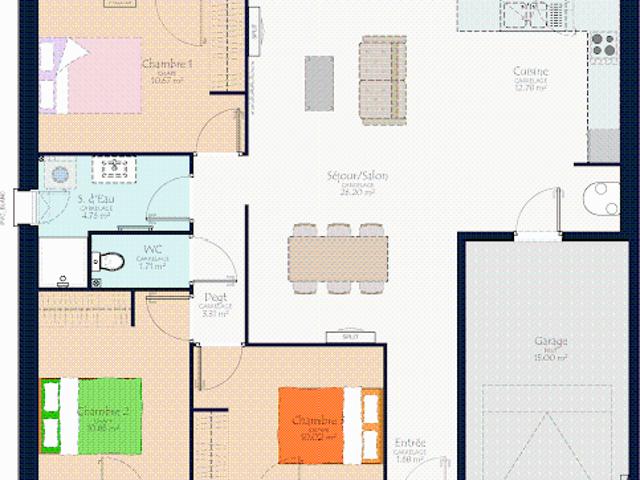 Vente Maison 4 pièces 82 m2 Saint Prouant