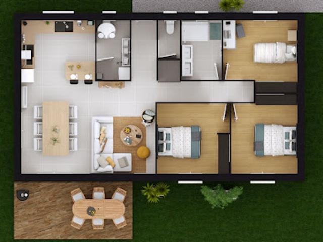 Vente Maison 4 pièces 85 m2 Cauneille