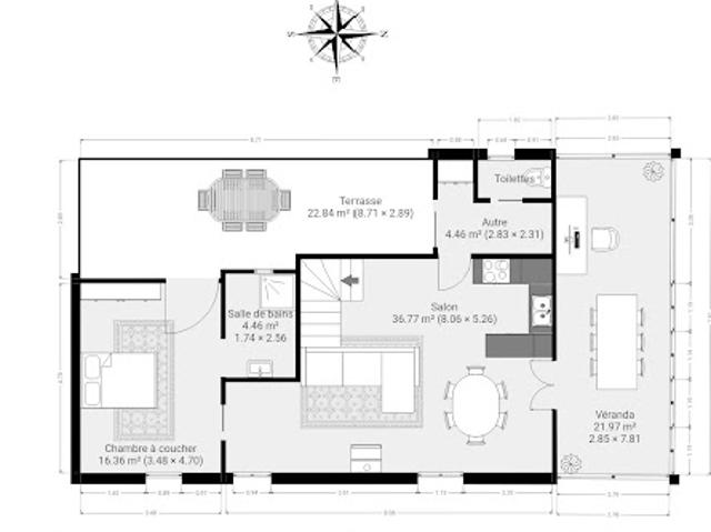 Vente Maison 4 pièces 85 m2 Savignac de Miremont