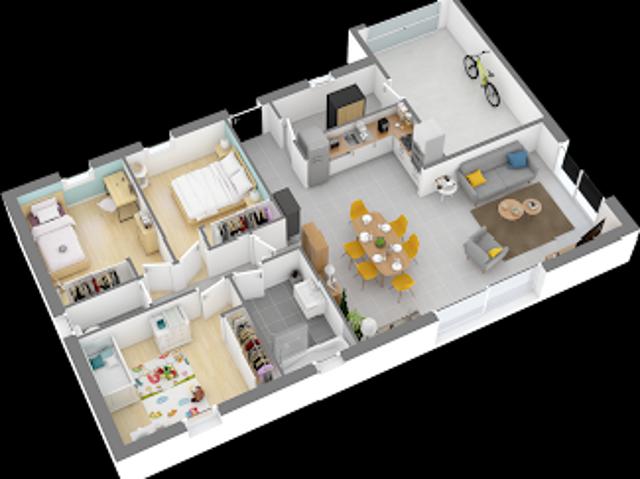Vente Maison 4 pièces 86 m2 Canejan