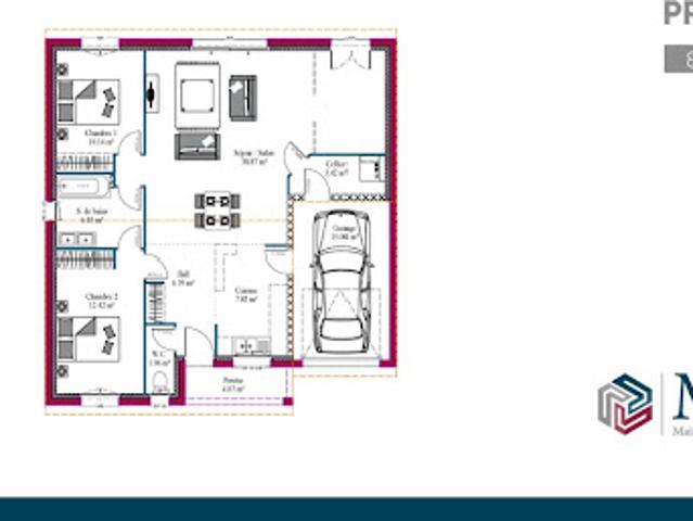 Vente Maison 4 pièces 87 m2 Ribagnac