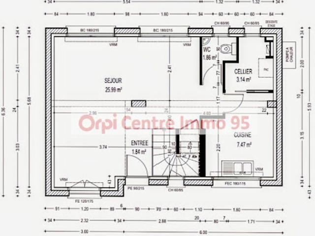 Vente Maison 4 pièces 88 m2 Argenteuil