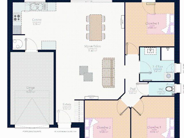 Vente Maison 4 pièces 88 m2 La Meilleraie Tillay