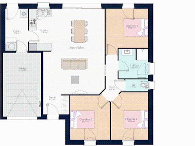 Vente Maison 4 pièces 88 m2 Le Bignon