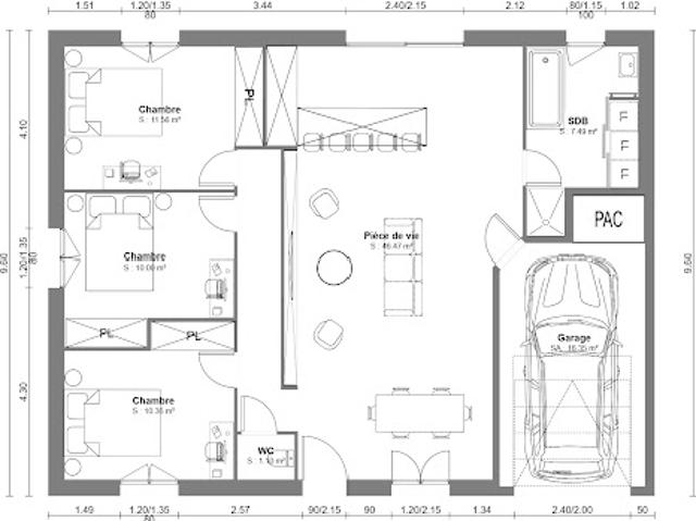 Vente Maison 4 pièces 89.5 m2 Vervins