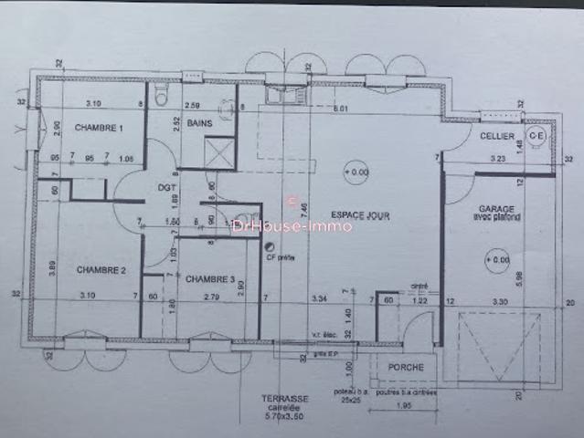 Vente Maison 4 pièces 90.84 m2 Lavilledieu