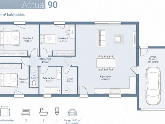 Vente Maison 4 pièces 90 m2 Alleins