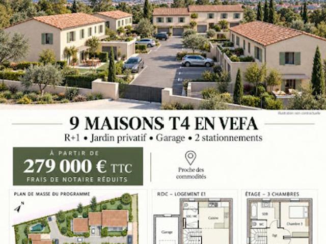 Vente Maison 4 pièces 92 m2 Manosque
