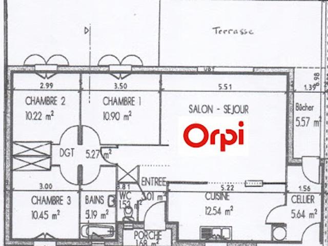 Vente Maison 4 pièces 92 m2 Vergeroux