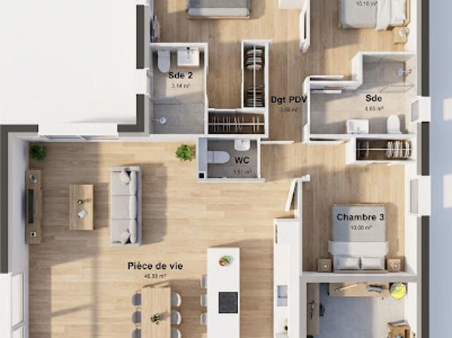 Vente Maison 4 pièces 94 m2 Langrolay sur Rance