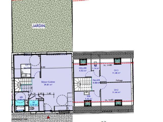 Vente Maison 4 pièces 95.4 m2 Fay aux Loges