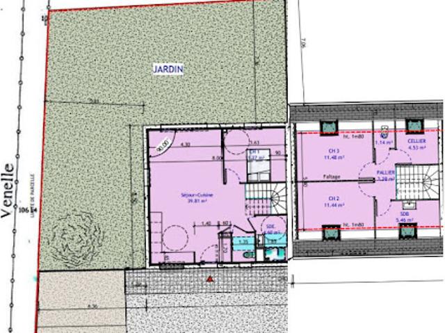 Vente Maison 4 pièces 95.4 m2 Fay aux Loges