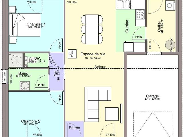 Vente maison 4 pièces Carquefou 44