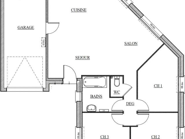 Vente maison 4 pièces Gesté 49