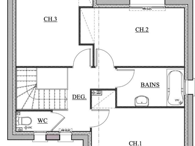 Vente maison 4 pièces Jans 44