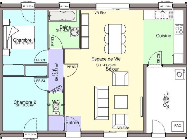 Vente maison 4 pièces Oudon 44