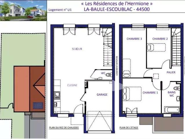 Vente maison 4 pièces La Baule Escoublac Le Guézy 44