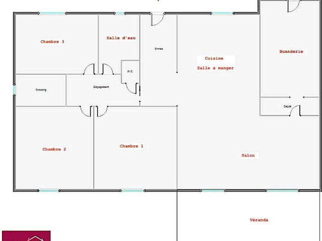 Vente maison 4 pièces Saint Sébastien sur Loire 44