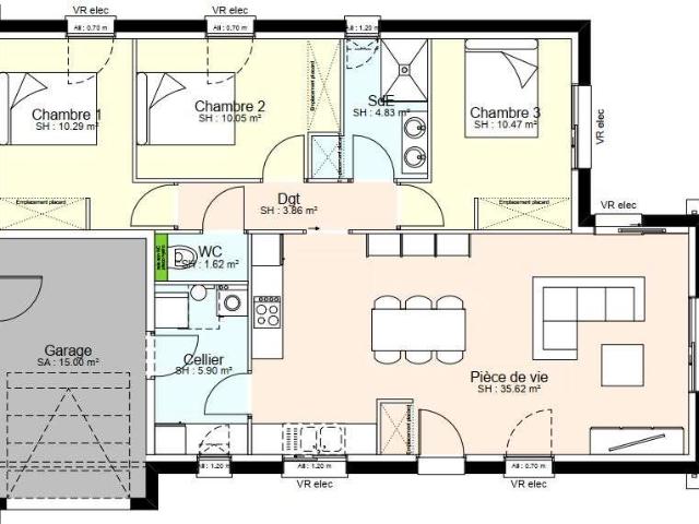 Vente maison 4 pièces Sainte Néomaye 79