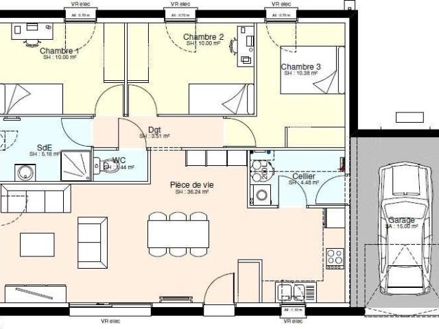 Vente maison 4 pièces Villiers en Plaine 79