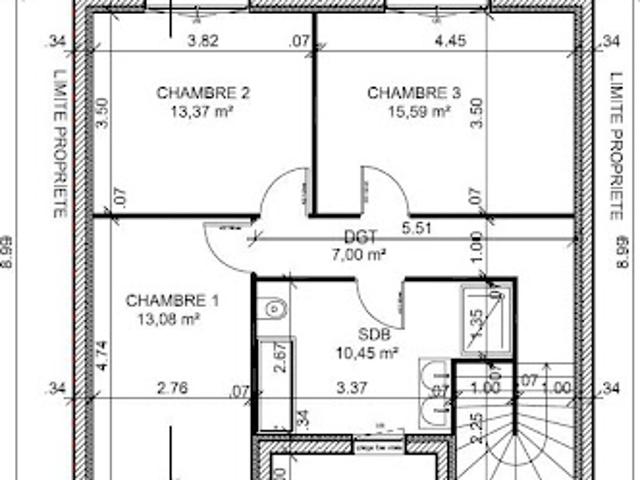 Vente Maison 5 pièces 104 m2 Sainte Marie aux Chênes