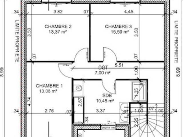 Vente Maison 5 pièces 104 m2 Sainte Marie aux Chênes