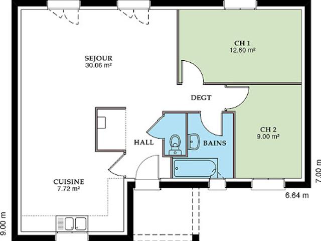 Vente Maison 5 pièces 109 m2 Nevers
