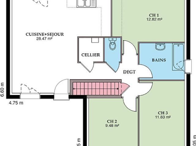 Vente Maison 5 pièces 101 m2 Plaimpied Givaudins